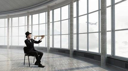 Fototapeta premium Searching for perspectives