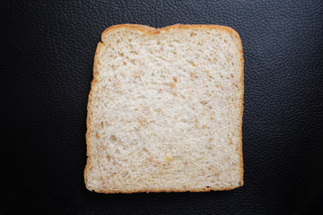 Whole wheat bread isolated