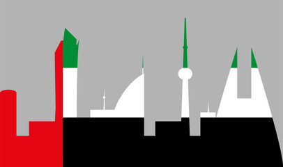 Obraz premium United Arab Emirates Buildings