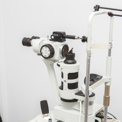 refractometer in the office of an ophthalmologist