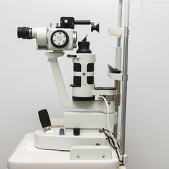 refractometer in the office of an ophthalmologist