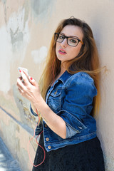 Portrait of a beautiful young woman