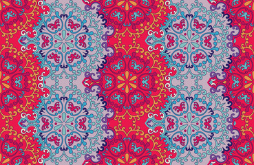 Seamless pattern. Vintage decorative elements.