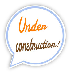 Bulle En construction site web ou autres