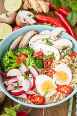 Asiatische Nudelsuppe