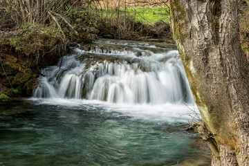 Fototapeta na wymiar Waterfall on the river Lisina in Serbia
