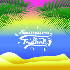 Obraz premium background the summer and travel