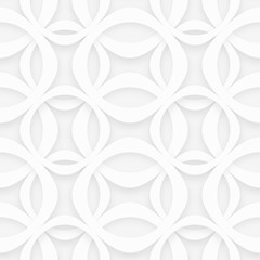 White Geometaric Pattern #Vector Background