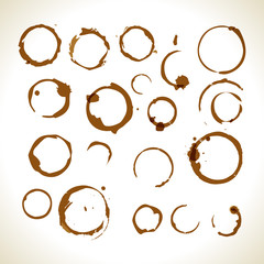 Coffee Stain, Isolated, Vector Illustration EPS10