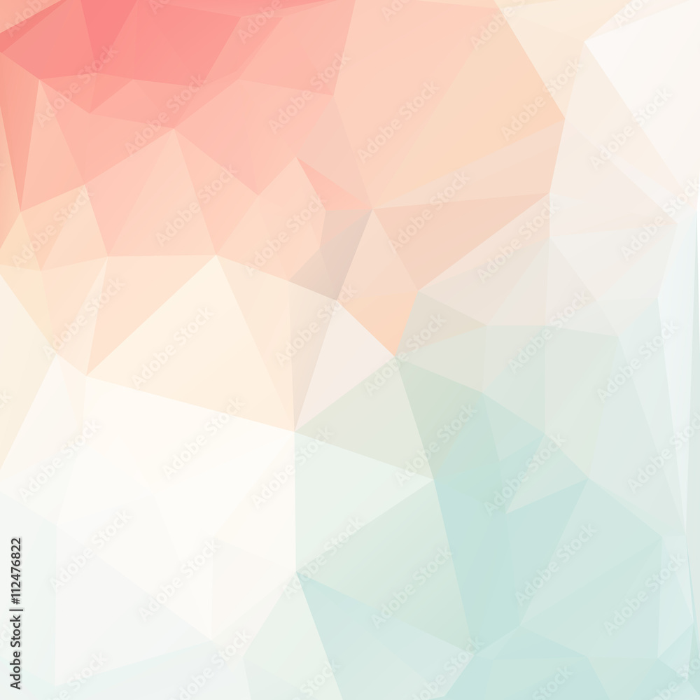 Poster abstract triangular background for your design