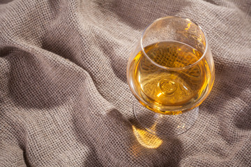 Brandy on sackcloth