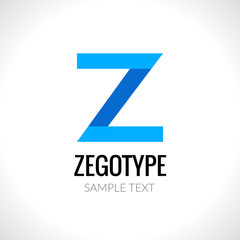 Letter Z abstract vector logo design template. Corporate Business Technology concept icon.