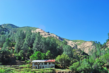 California: vista del Parco nazionale dello Yosemite il 16 giugno 2010. Lo Yosemite National Park è noto per le sue scogliere di granito, le cascate, i boschi di sequoia e la diversità biologica