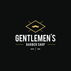 Vintage Barber Shop logo