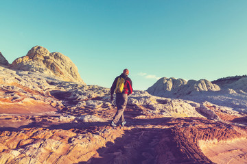 Fototapeta premium Hike in Utah