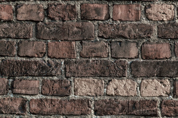 Splodgy brown brick wall background