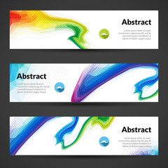 Set of polygonal vector banners backgrounds for modern graphic design. Banner design