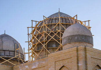mosque under construction