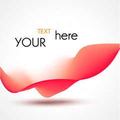 Abstract beautiful waves background. Yellow, orange, simple design