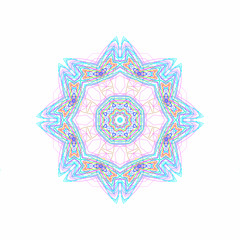 Abstract color pattern shape