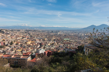 Fototapeta na wymiar Panorama di Napoli