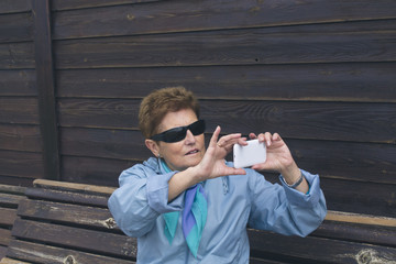 senior by becoming a self-portrait