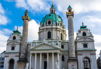 Fototapeta na wymiar Karlskirche - Wien, Österreich.