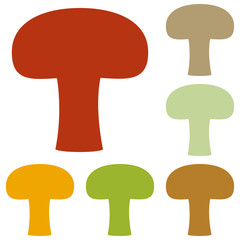 Mushroom simple sign