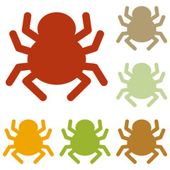 Spider sign illustration