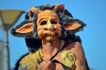 Careto em desfile de carnaval