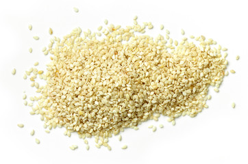 heap of sesame seeds