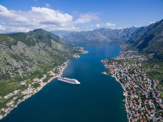 Fototapeta na wymiar Aerial view of Kotor