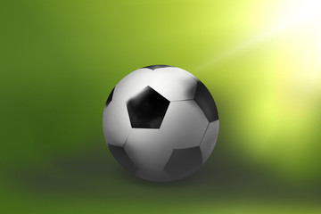 Naklejka premium Football Soccer Ball