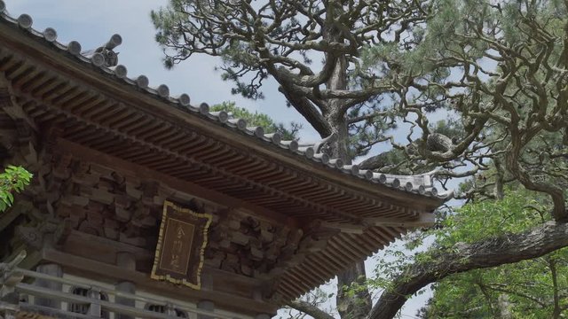 The roof in the Hagiwara Tea Garden in San Francisco