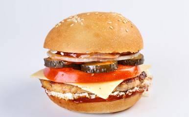 The perfect hamburger.