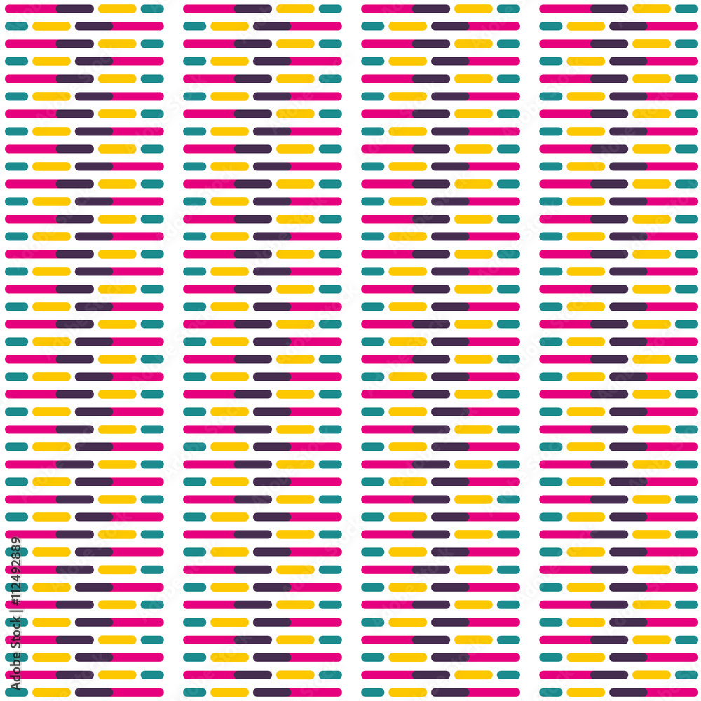Poster vector seamless parallel overlapping color lines pattern
