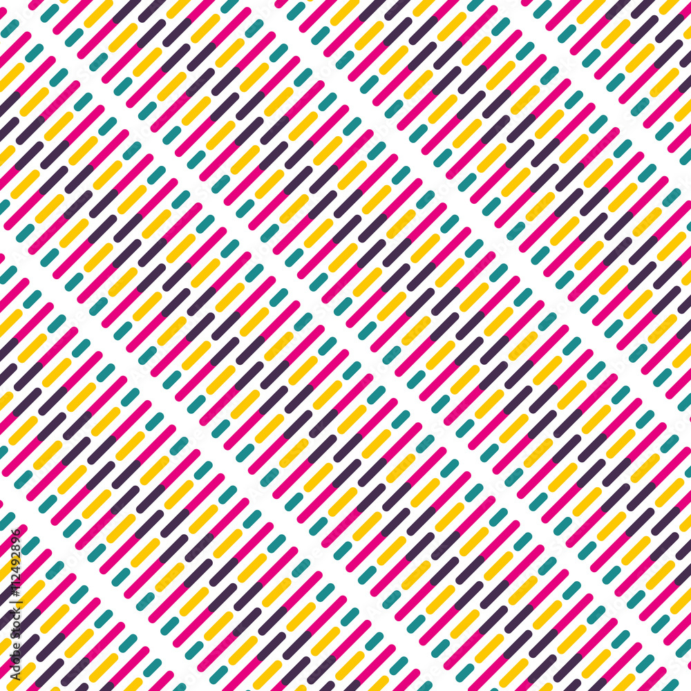 Poster vector seamless parallel overlapping color lines pattern