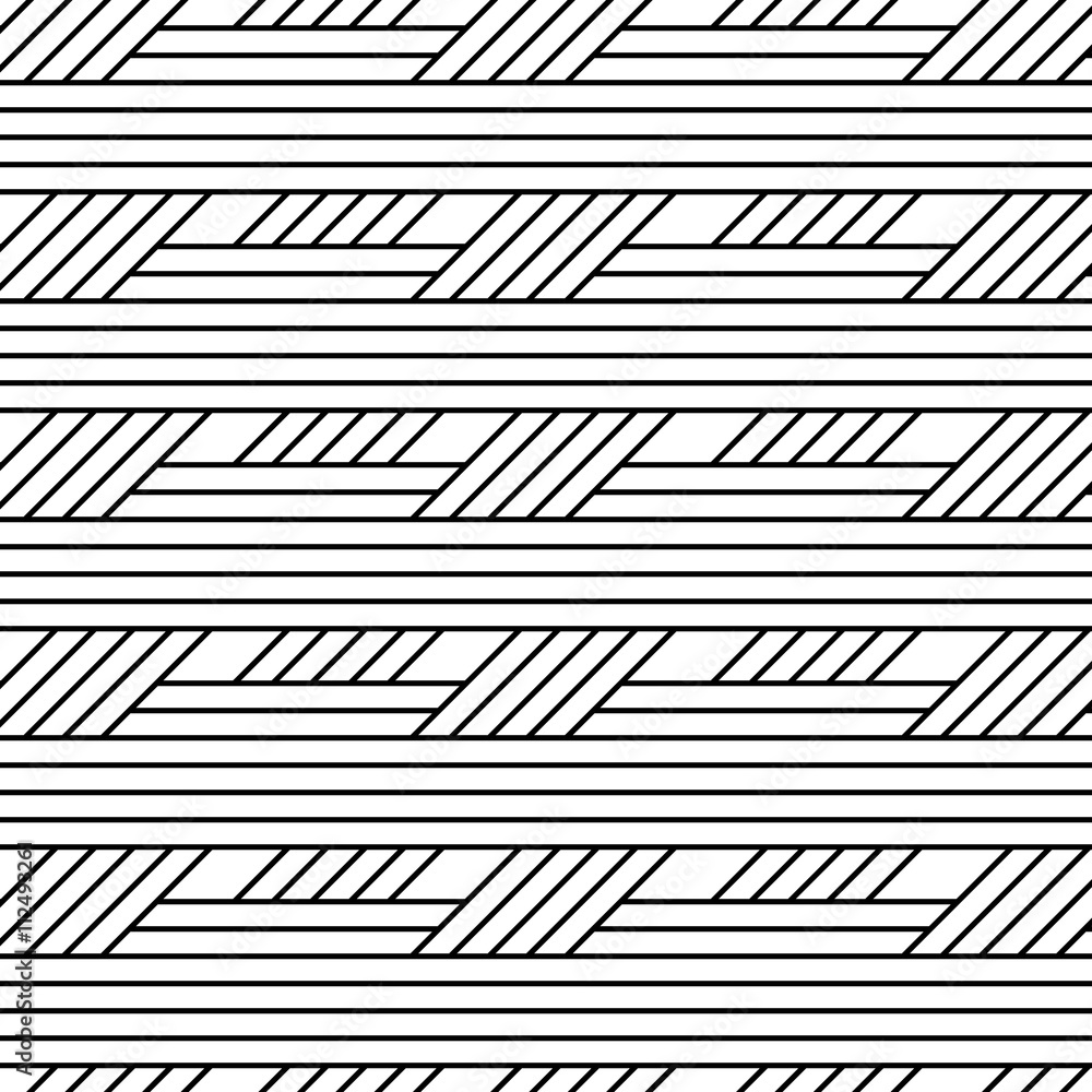 Poster vector light seamless pattern with interweaving