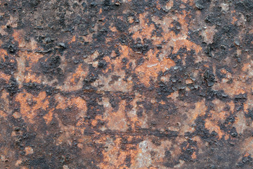 sheet metal to rust.