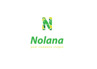 letter N logo Template for your company