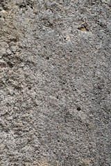 the old concrete wall.