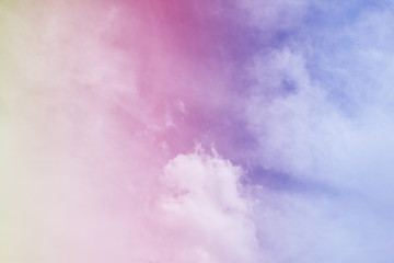 Vivid clouds in the sky, Blue sky and clouds background.