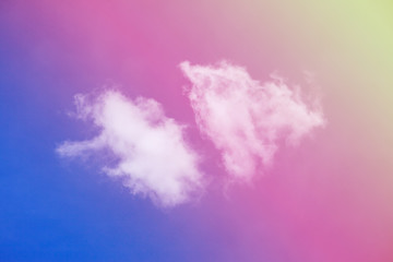 Vivid clouds in the sky, Blue sky and clouds background.