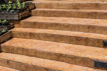 Brown Concrete Staircase