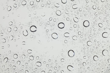 Drops of water, Water droplets on glass for a background, Raindr