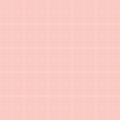 Geometric pink grid. Seamless fine abstract pattern
