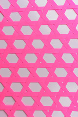 Pink paper with horizontal line