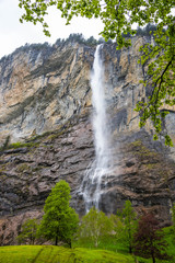 Waterfall in Lauterbrunnen - Switzerland
