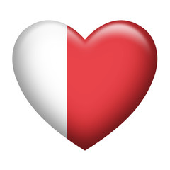 Emirate of Dubai Insignia Heart Shape