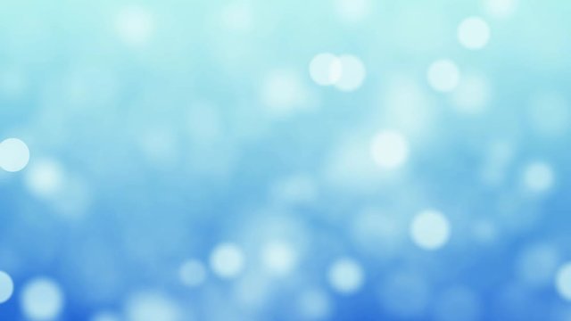 White glitter background - seamless loop, winter theme on blue background look like snow computer generated